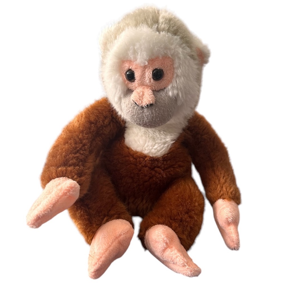 Wild Republic 8” Brown Monkey 2010 K&M International Plush Stuffed Animal